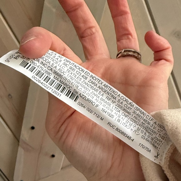 NWOT Zara Asymmetric Midi Skirt - Picture 4 of 9